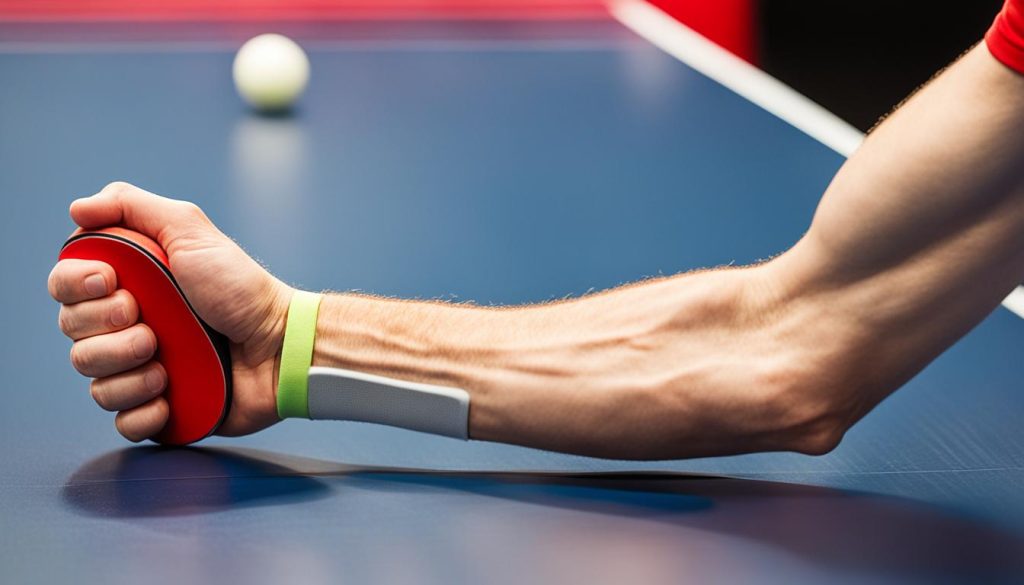 how to hold a ping pong paddle