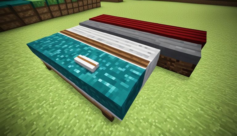 how to make a bed in minecraft