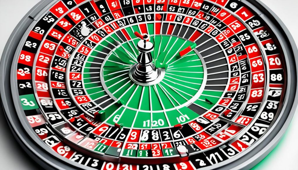 roulette wheel layout