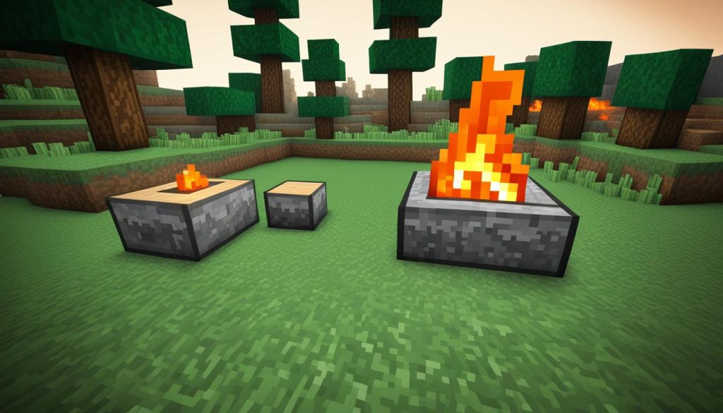 Minecraft Campfire Tutorial