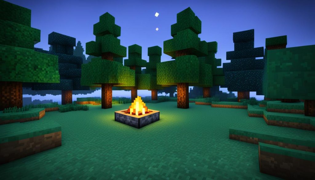 campfire in Minecraft