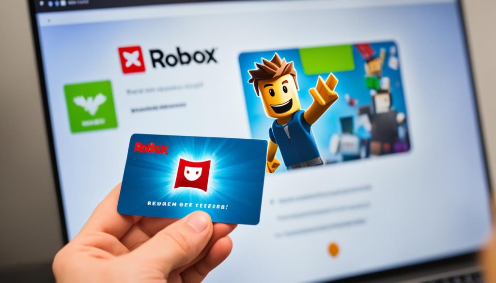 Redeeming Roblox Gift Card