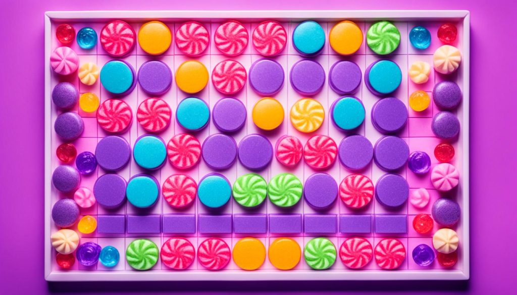 candy crush game board