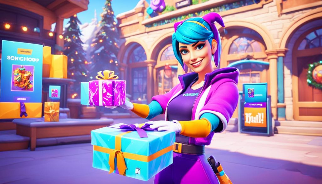 how to gift skins in Fortnite from the Item Shop