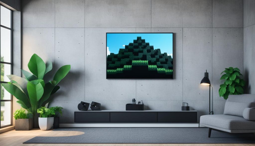 minecraft tv frame