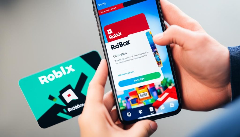 redeeming roblox gift cards on mobile